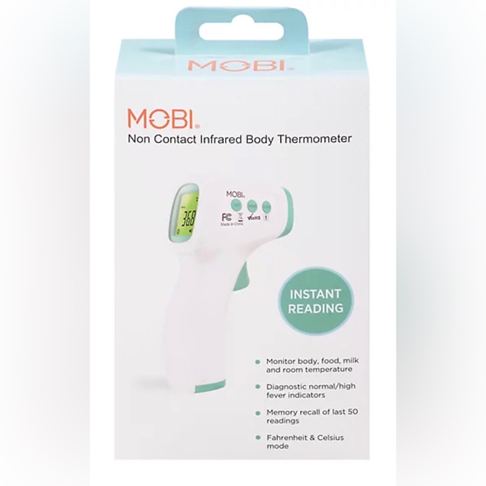 Mobi Non-Contact Digital Reading Infrared Body Forehead Thermometer HTD8813C